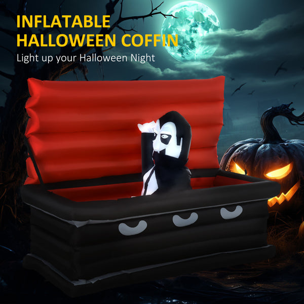 Inflatable vampire and coffin - product photo 4 of 6