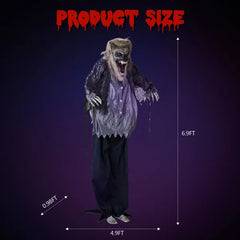6.9 ft standing werewolf - product photo 2 of 5
