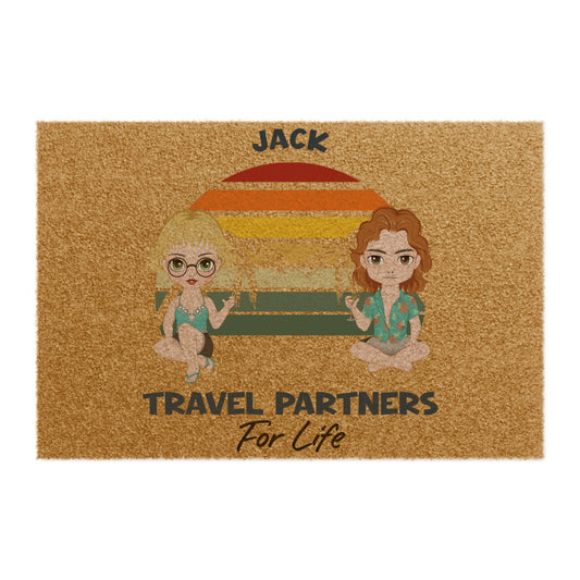 Travel parteners foe life Doormat