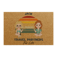 Travel parteners foe life Doormat