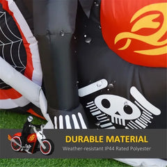 Inflatable grim reaper on a bike - product photo 2 of 6