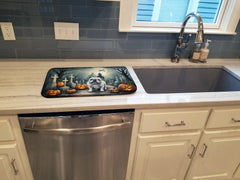 english bulldog halloween dish drying mat - product photo 3 of 8