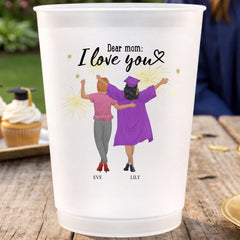 Custom Like mother, like daughter Plastic Cups