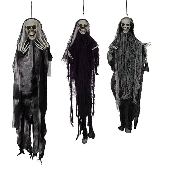 3 pack hanging skeleton ghosts 3 Pack