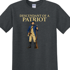 Custom Name Descendant of a Patriot Dark Shirt | Personalized 250 Years USA Sweatshirt | Patriotic Tee
