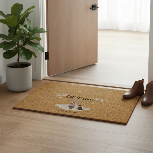 Let it snow Doormat