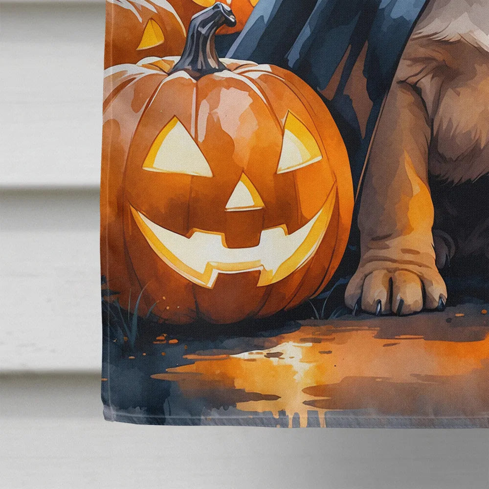 shar pei puppy halloween house flag - product photo 4 of 8