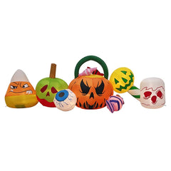 8 ft inflatable pumpkin and candy scene - product photo 2 of 6