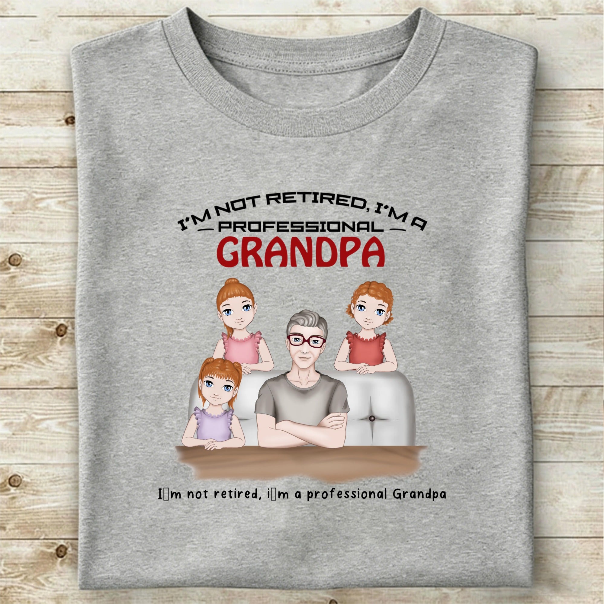 Custom I´m not retired, i´m a professional Grandpa T-shirts