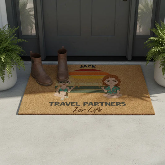 Travel parteners foe life Doormat