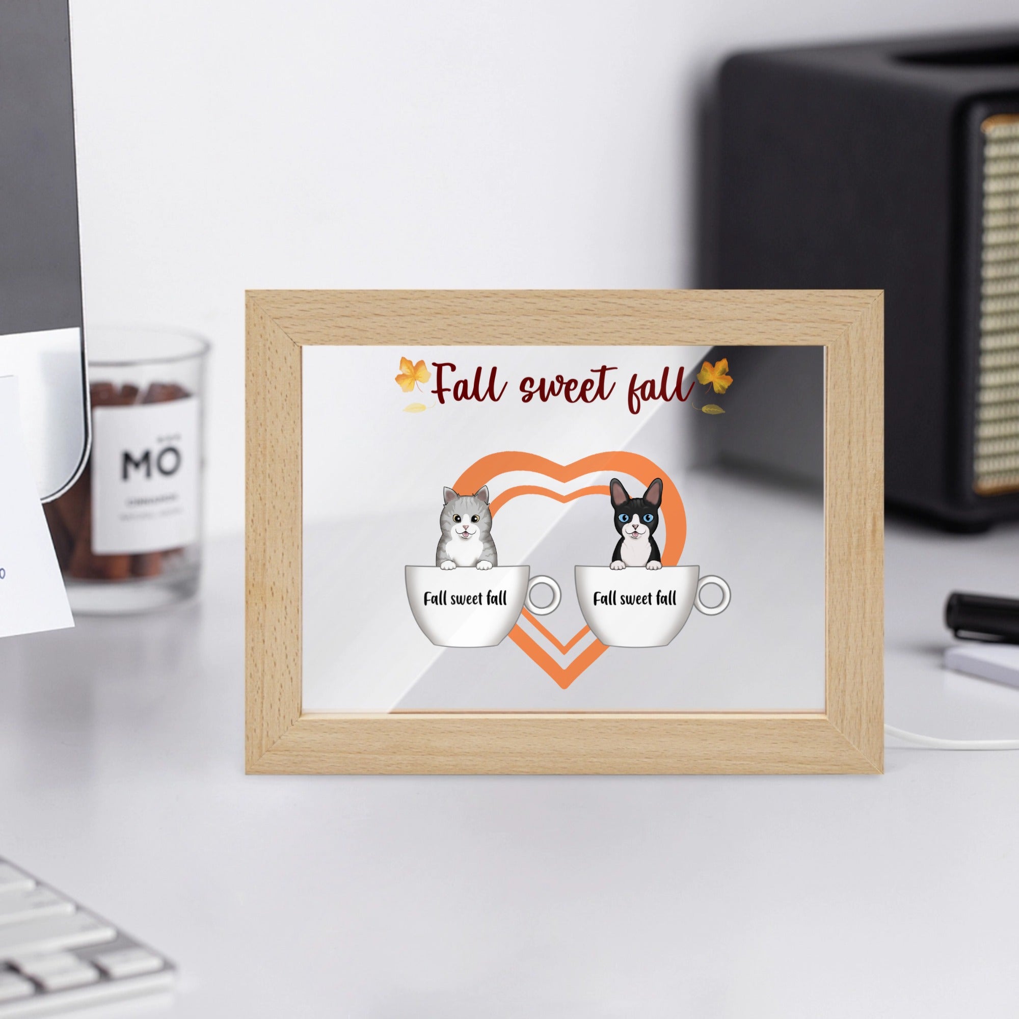 Fall sweet fall Wooden Framed