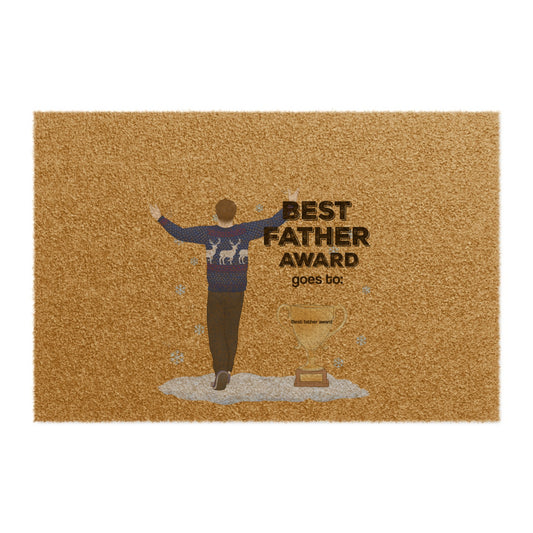 Best father award Doormat