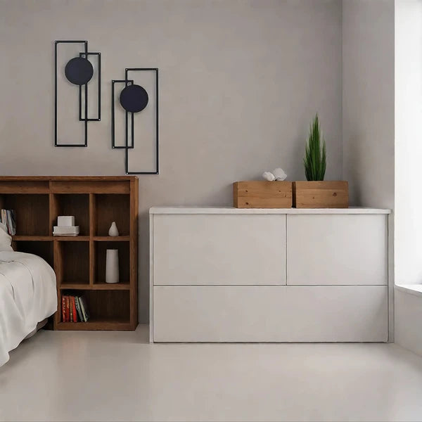 2-piece abstract line iron wall art - product photo 2 of 6