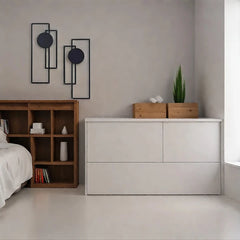 2-piece abstract line iron wall art - product photo 2 of 6