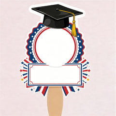 Custom Vintage Student Photo Graduation Gift - Personalized Graduation Fan