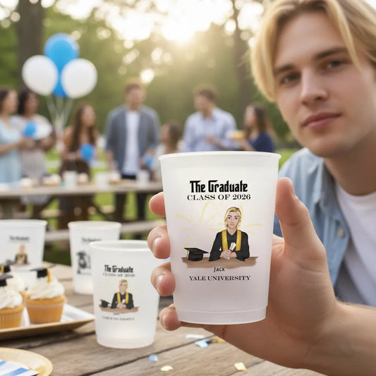 Custom The Graduate Plastic Cups