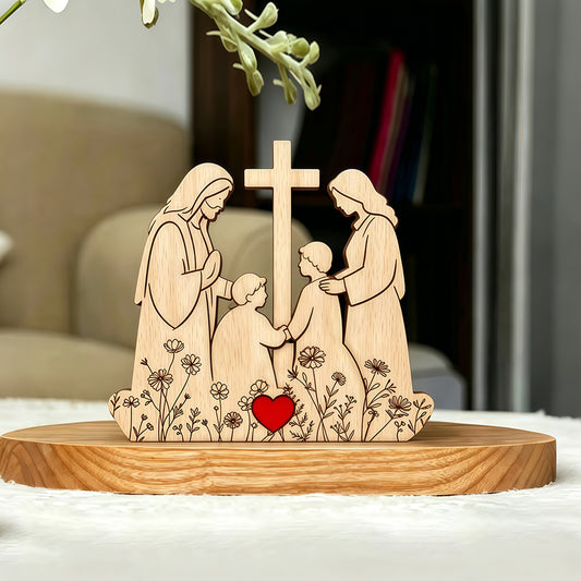 Personalized Custom Name Wooden Decor – DIY Engraved Wood Plaque Gift for Parents, Grandparents, and Friends