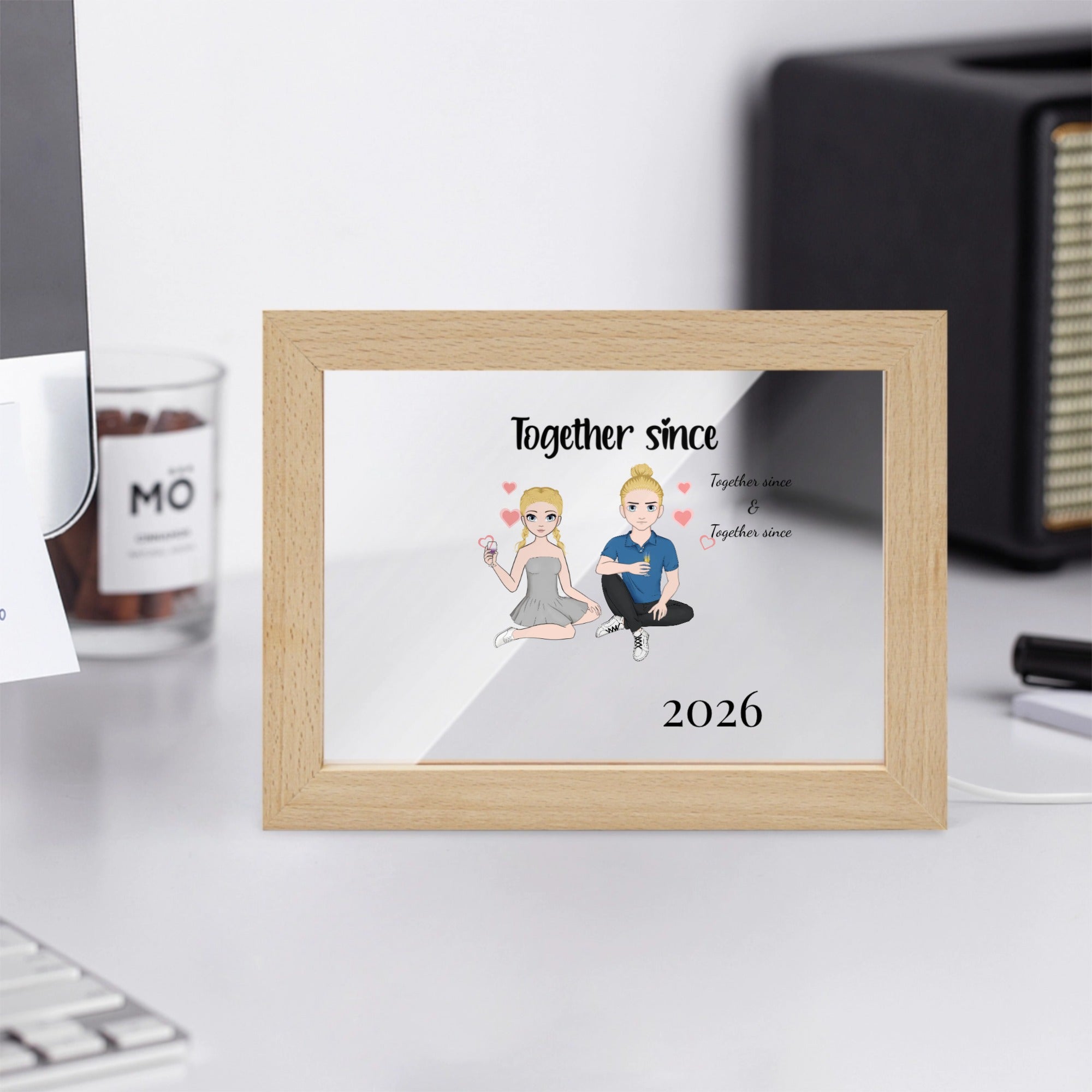 Together since Wooden Framed