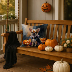 chihuahua puppy halloween throw pillow with insert - product photo 4 of 8