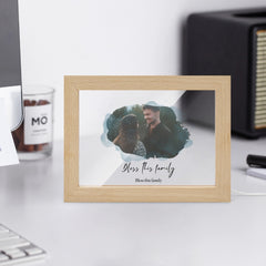 Bless this family Wooden Framed