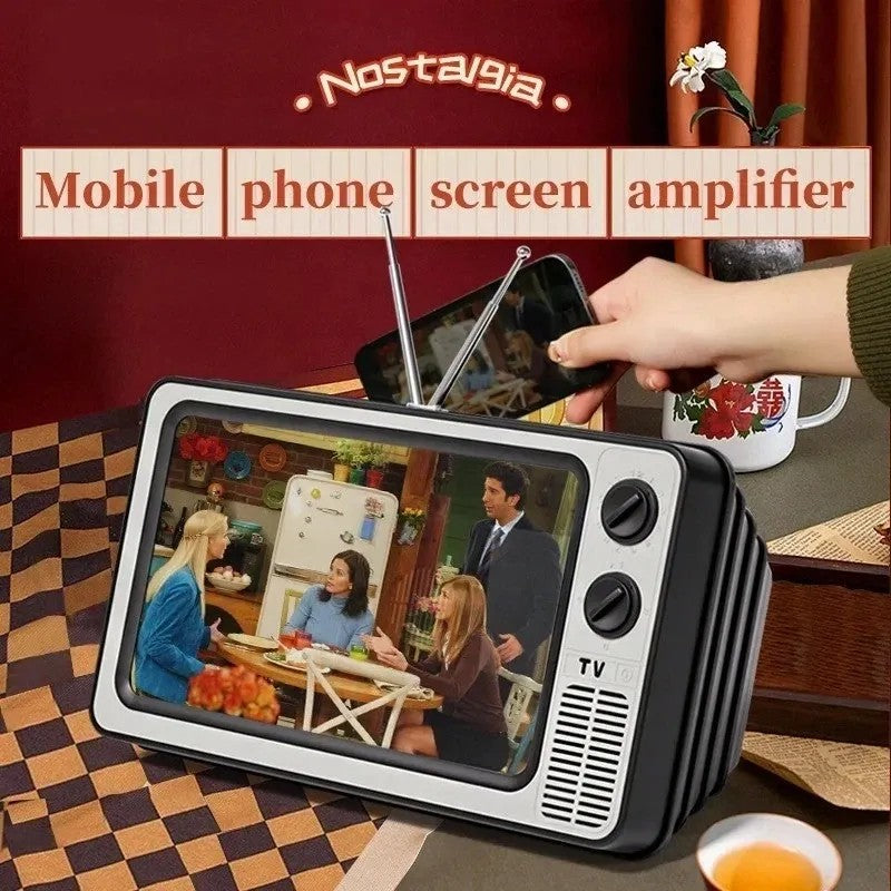 Portable mini TV screen amplifier lifestyle shot, product photo 7