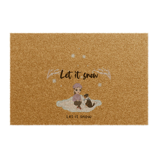 Let it snow Doormat