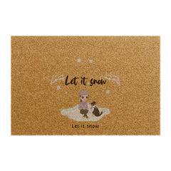 Let it snow Doormat