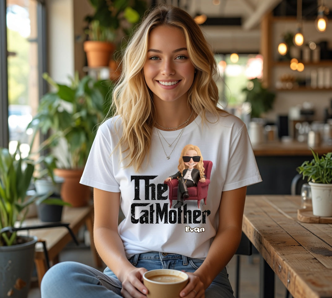 Customizable Mafia Cat Parent Shirt – The Cat Mother & Cat Father