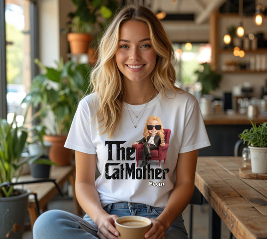 Customizable Mafia Cat Parent Shirt – The Cat Mother & Cat Father
