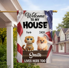 Custom Pet Flag - Personalized America 250th Anniversary Gifts-Proud Patriotic Paws