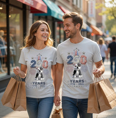 "Star-Studded" Dog 250th Anniversary Short-Sleeve T-Shirt