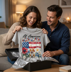 All American Dog Mom- Personalized Shirt