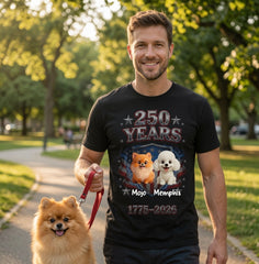250th Anniversary "Brave Pets, Fearless" Short-Sleeve Tee