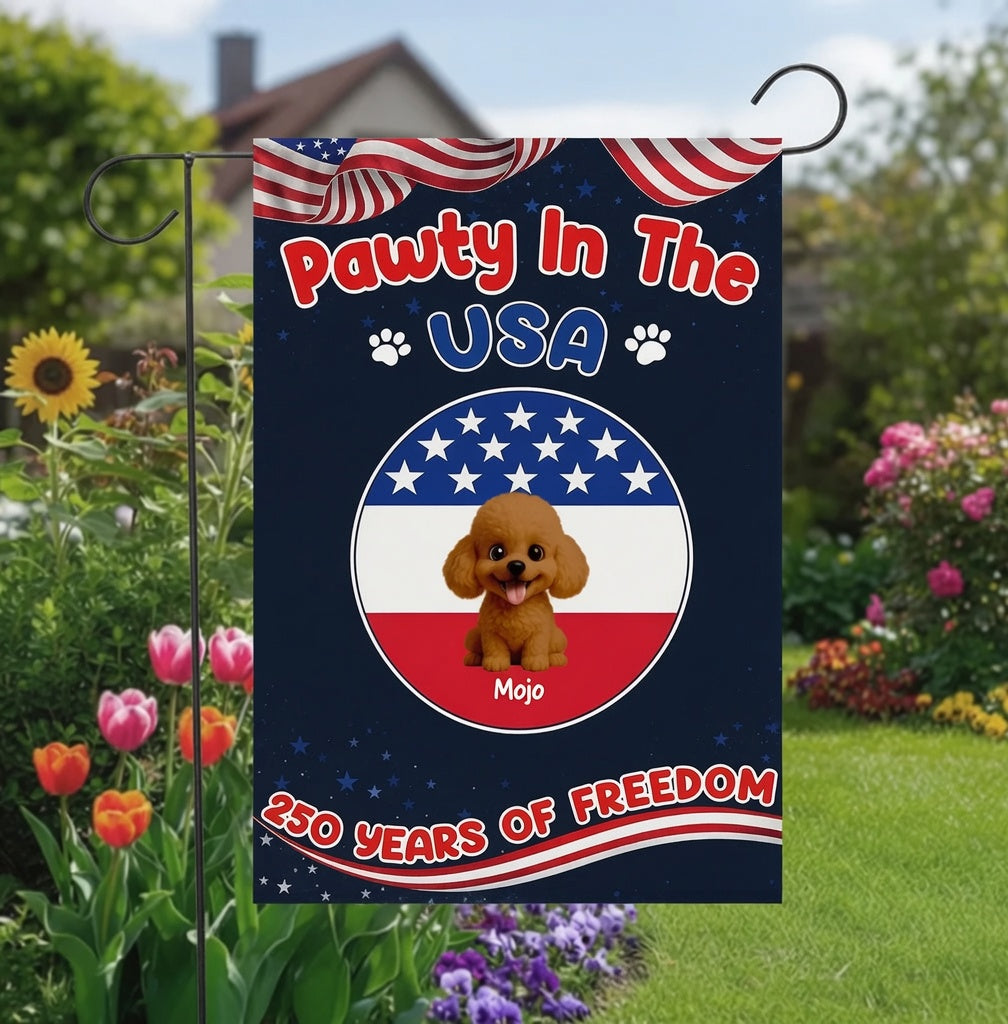 Custom Pet Flag - Personalized America 250th Anniversary Gifts