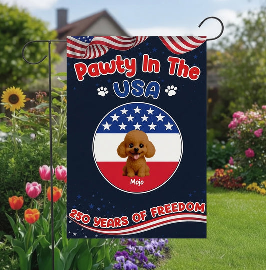 Custom Pet Flag - Personalized America 250th Anniversary Gifts