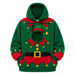 CuddlePaws Christmas Pet Hoodie - 3D Gingerbread Plush Puppy Carrier Sweatshirt | Cozy Front Pet Pouch with Zip Opening | Funny Holiday Matching Outfit Gift for Dog Moms