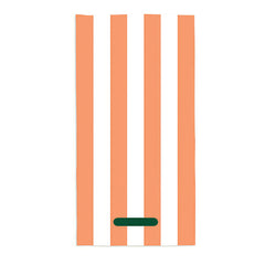 Sunkissed Stripes Personalized 30x60 Beach Towel