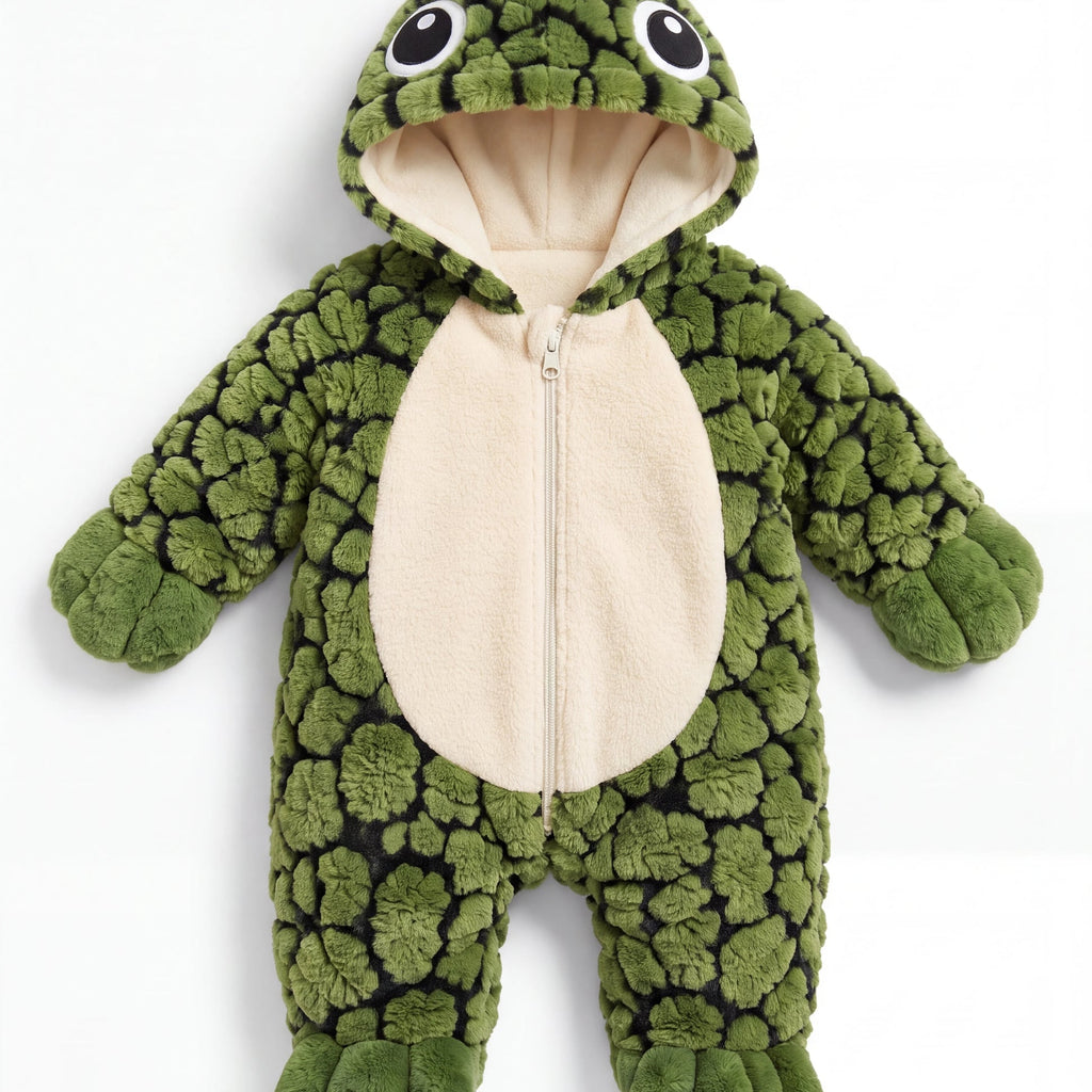Cozy Turtle Baby Onesie - product photo 2