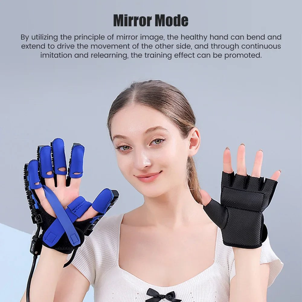 Grip and dexterity trainer glove worn on hand - lightweight portable design
