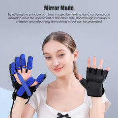 Grip and dexterity trainer glove worn on hand - lightweight portable design